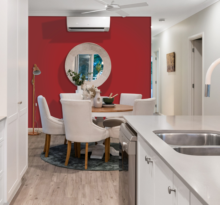 Tapet roșu Roșu - TenStickers