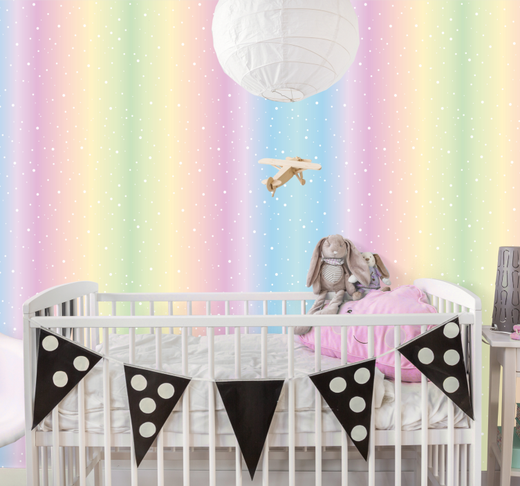 Tapet stele gradient înstelat pastel - TenStickers