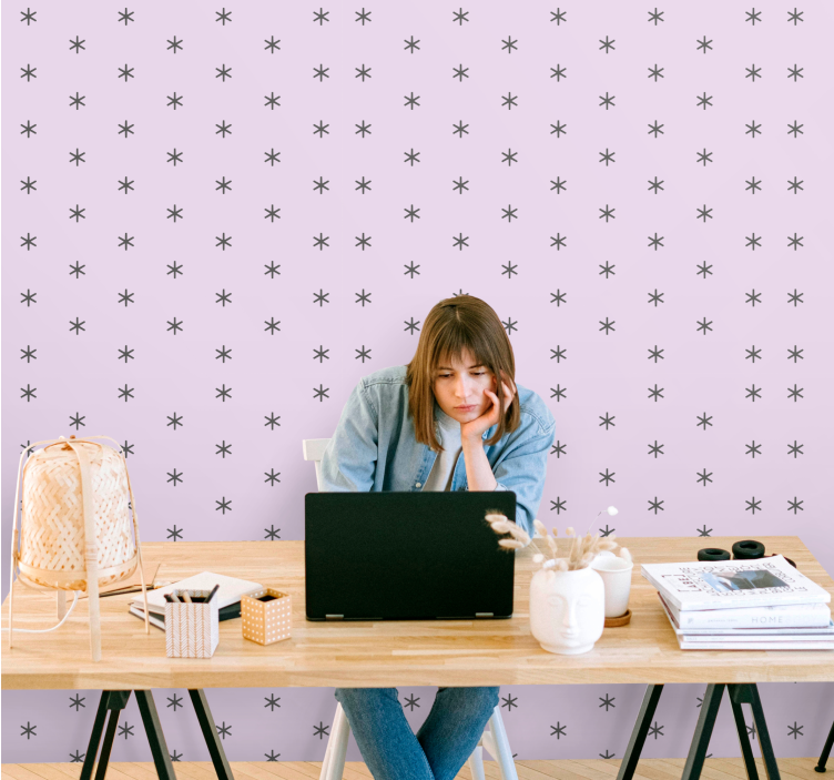 Tapet stele perete de accent înstelat - TenStickers