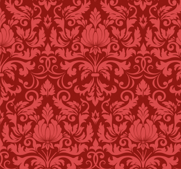 Tapet baroc cu model floral baroc - TenStickers