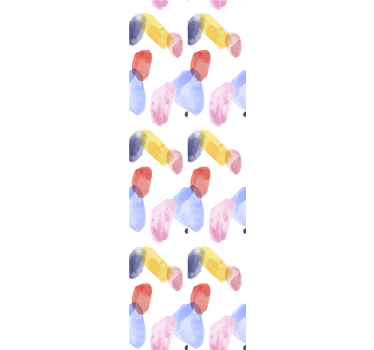 Tapet abstract modele de culoare moale - TenStickers