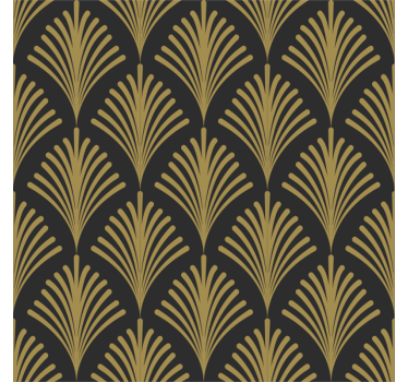 Tapet vintage glamourul auriu al anilor 1920 - TenStickers