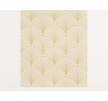 Tapet vintage art deco în stil fan art din anii 1920 - TenStickers