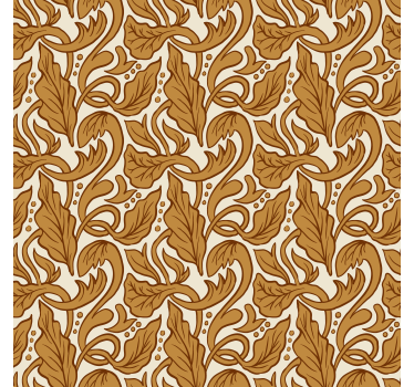 Tapet de aur vintage floral - TenStickers