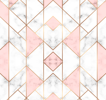 Figura geometrică roz tapet abstract - TenStickers