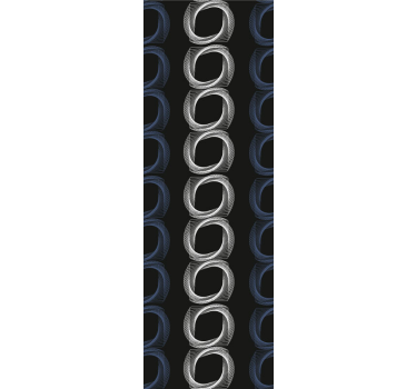 Tapet abstract modele de cerc - TenStickers