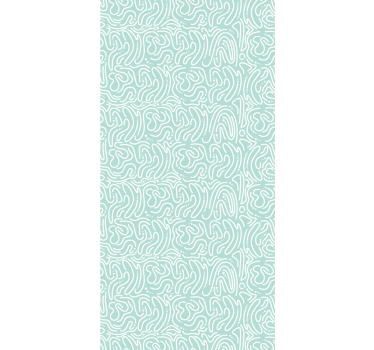 Tapet abstract labirint verde - TenStickers