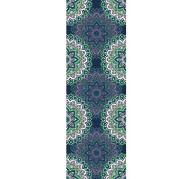 Picturi de tapet de vitralii cu mandala - TenStickers