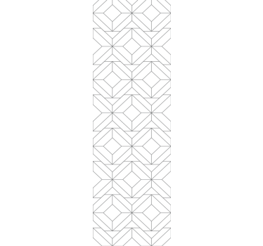Tapet de cameră de birou cu model alb geometric - TenStickers