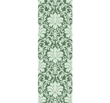 Verde ornamental smarald tapet abstract cool - TenStickers