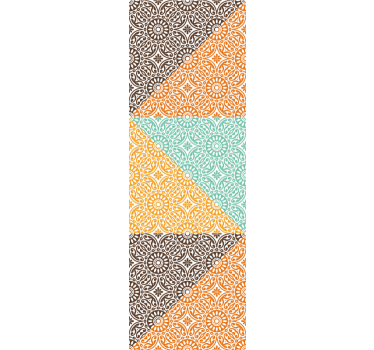 Tapet retro mandala psihedelic hippy - TenStickers