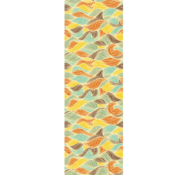 Tapet abstract motive învolburate - TenStickers