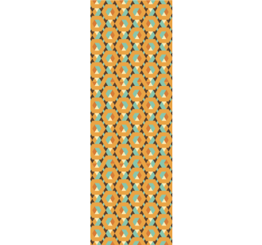 Forme geometrice calme tapet retro - TenStickers