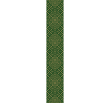 Tapet retro elegant cu model verde și auriu - TenStickers