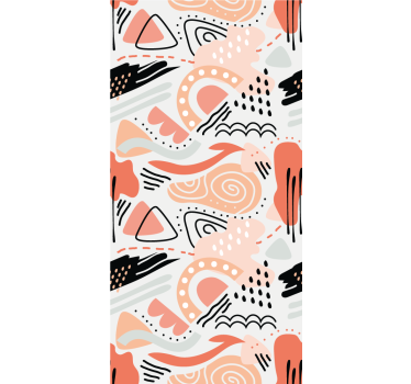 Tapet abstract forme abstracte - TenStickers