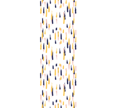 Tapet abstract motiv pictat vertical - TenStickers