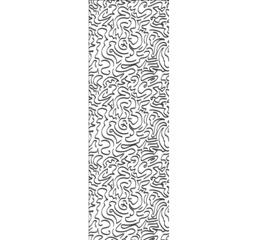 Tapet abstract model de squiggle - TenStickers