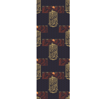 Tapet vintage peisaj retro cascadă - TenStickers