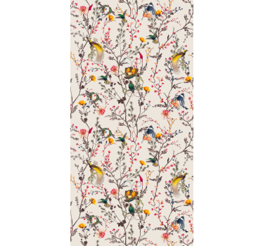 Tapet floral cu design floral naturalist - TenStickers