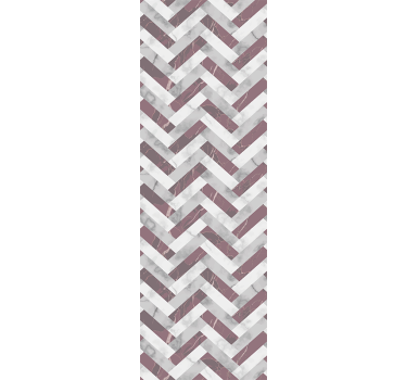 Tapet marmură model chevron gri - TenStickers