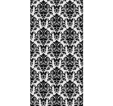 Tapet baroc model monocrom elegant - TenStickers