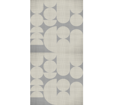 Tapet abstract variație geometrică gri - TenStickers