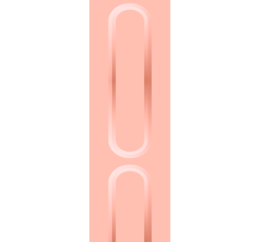 Tapet abstract linii curbe moi roz - TenStickers