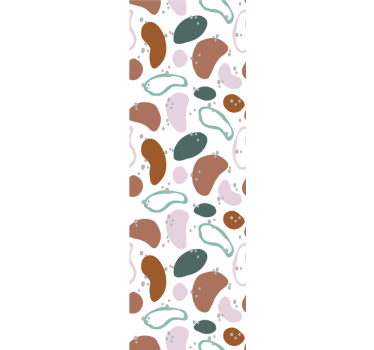 Tapet modern Model neregulat de formă abstractă - TenStickers