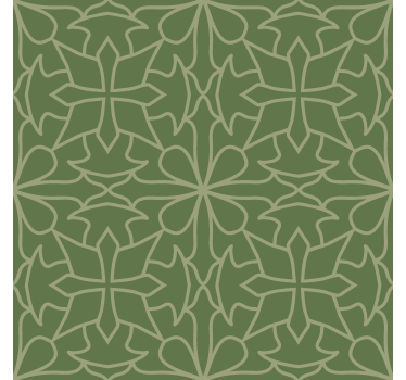 Tapet baroc model de damasc minimalist - TenStickers