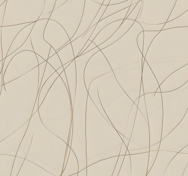 Tapet abstract linii fine design bej - TenStickers