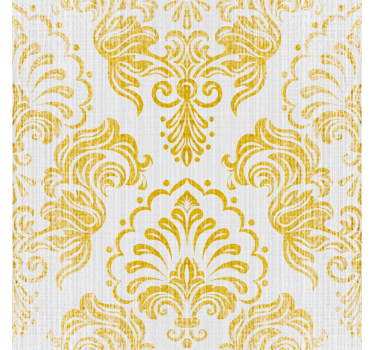 Tapet baroc design auriu - TenStickers