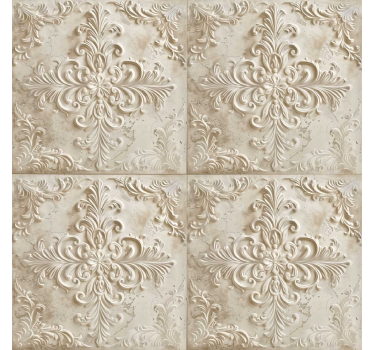 Tapet baroc gresie bej - TenStickers