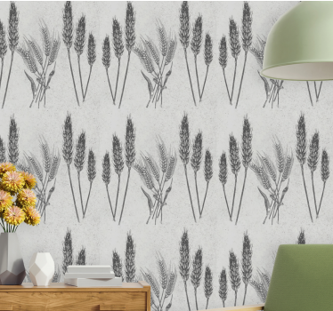 Tapet rustic tulpini elegante de grâu - TenStickers