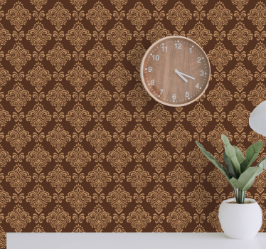 Tapet baroc modele florale ornamentate - TenStickers