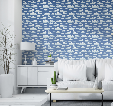 Cerul cu nori tapet de salon - TenStickers