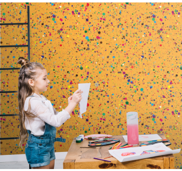 Mici stropi de culoare tapet abstract - TenStickers