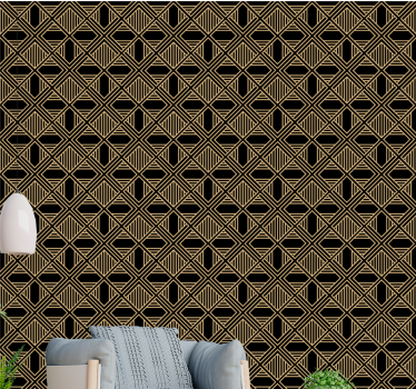 Model art deco mare stil gatsby modele clasice de tapet - TenStickers