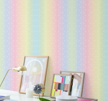 Sclipici curcubeu cer cool tapet abstract - TenStickers