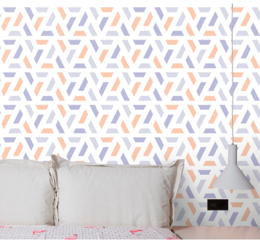 Stil nordic linii geometrice cool tapet abstract - TenStickers