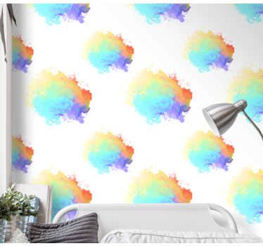 Stropi culori petrecere tapet abstract - TenStickers