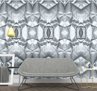 Tapet abstract cu perniță geometrică - TenStickers