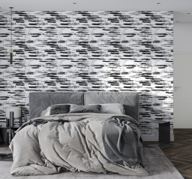Tapet abstract lovituri de vopsea neagră - TenStickers