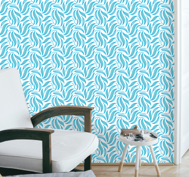 Tapet abstract model de linii curbe - TenStickers
