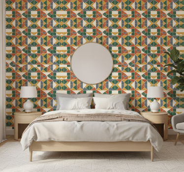 Tapet abstract model geometric abstract - TenStickers