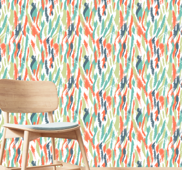 Tapet abstract model ikat abstract artistic - TenStickers