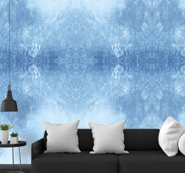 Tapet abstract textura înghețată - TenStickers