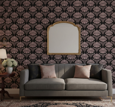 Tapet baroc cu motive art nouveau - TenStickers