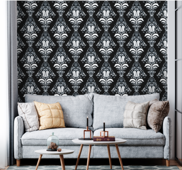 Tapet baroc design clasic cu model - TenStickers