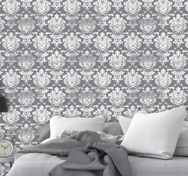 Tapet baroc design ornamentat de damasc - TenStickers