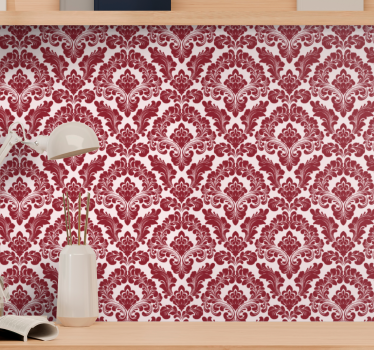 Tapet baroc elemente florale elegante - TenStickers